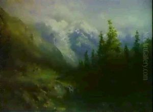 Gebirgslandschaft by Julius Rose