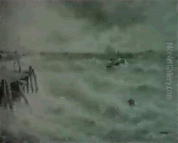 Fishing Boats Near Dock - view 1