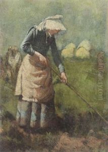 Peapicker In The Field by Harry Herman Roseland