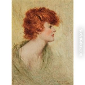 Red-haired Beauty In Profile Red-haired Beauty In Profile