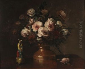 Still Life With Asian Figurine