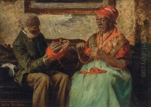Winding The Yarn by Harry Herman Roseland