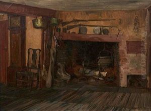 American Colonial Interior (+ Another; Pair) by Harry Herman Roseland