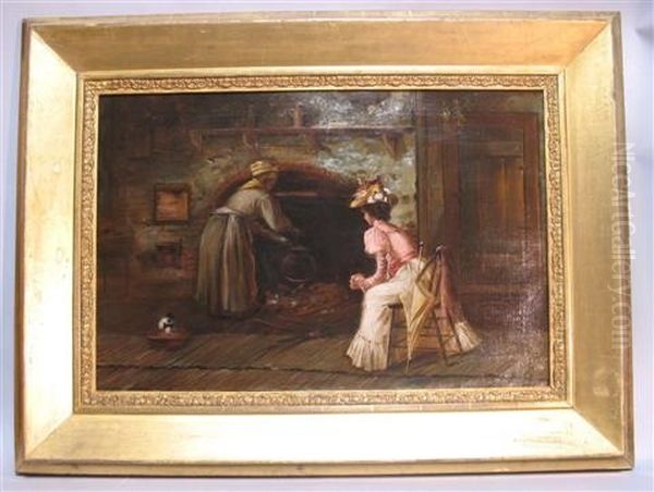 Ladies At The Hearth - view 1
