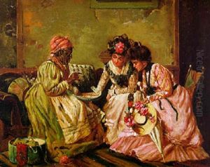 Fortune Teller With Two Sisters