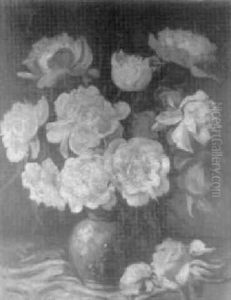 Still Life With Pink Peonies Still Life With Pink Peonies