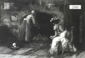 Tending The Fire by Harry Herman Roseland