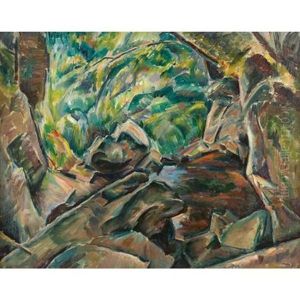Rocks And Trees, Mountain Stream