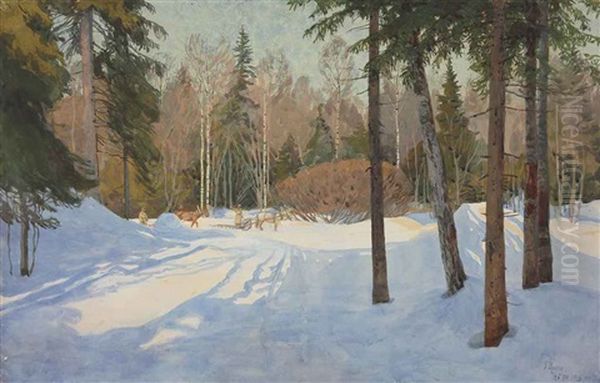 A Forest In Winter - view 1