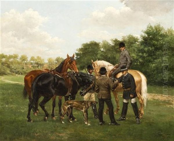Riders And Horses - view 1