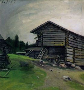 Piharakennuksia by Gustave Valdemar Rosenberg