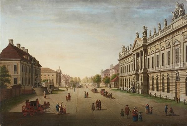 A View Between The Palace And Unten Den Linden With The Zeughaus, Crown Prince's Palace And Opera - view 1
