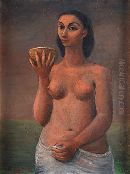 Mujer Con Coco - view 1