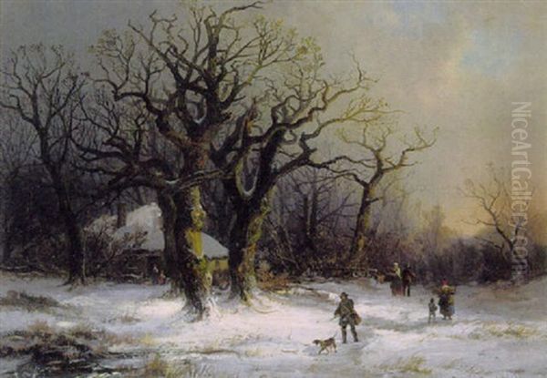 Bauernkate Im Winterwald - view 1