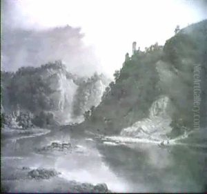 Flusslandschaft (an Lahn Oder Mosel?)