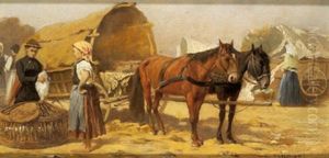 Geflugelmarkt by Ferenc Rosenmayer