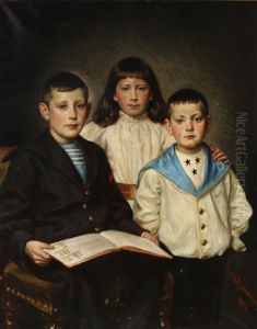 Portrait Of Three Siblings