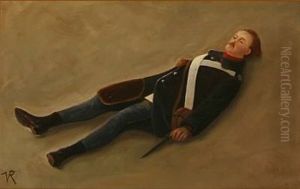 A Wounded Soldier (study)