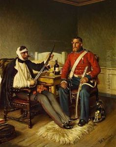 Dragoon Andkjaer Is Visiting His Enemy Count Reichenbach At His Bedside