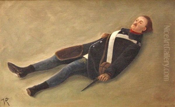 Falden Soldat (study For Saxarmen Ved Dannevirke) - view 1