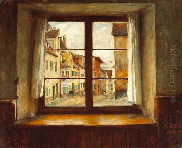 View Through A Window, Landsberg, Germany - view 1
