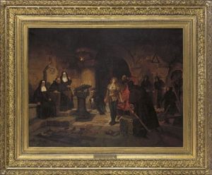 The Cloister Courtroom, A Scene From Marmion