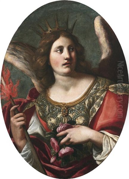 Allegorie Der Gerechtigkeit; Allegorie Des Uberflusses (+ Another; Pair) - view 1