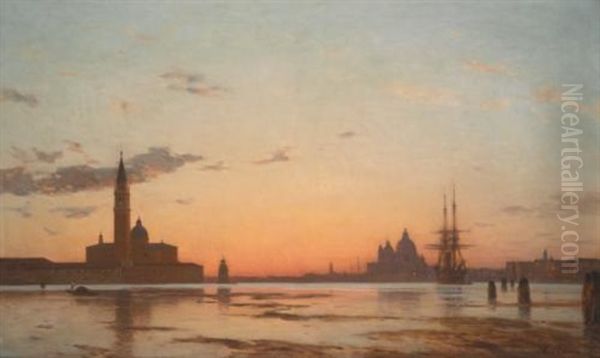 Le Canal San Marco, Au Crepuscule, Venise - view 1
