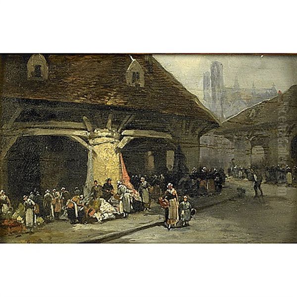 A Market Scene - view 1