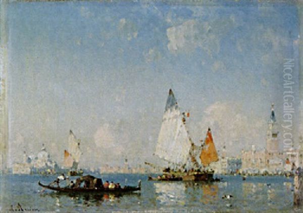 Blick Uber Die Lagune Auf Venedig - view 1