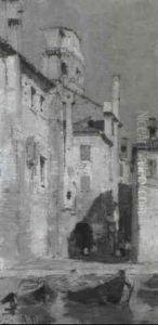 S_dlandische Hafenstadt by Amedee Rosier