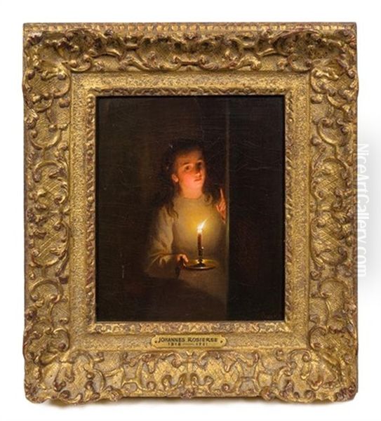 Girl With Candle - view 1