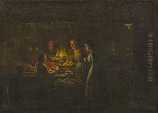 Figure By Lamplight - view 1