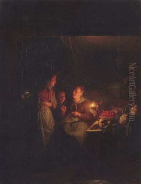 A Candlelit Market - view 1