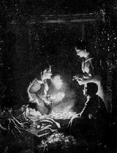 A Night Market Scene