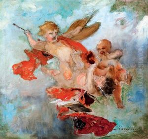 Putti by Ignac Roskovics