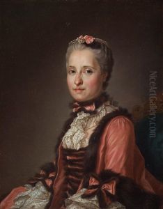 Maria Josefa Av Sachsen by Alexander Roslin