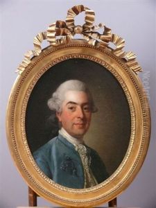 Portrait De Charles-marin De La Haye, Fermier General Du Roi