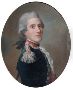 Portrait Du Comte De Tressan Dit Freluche, Portant L'uniforme Du Capitaine Des Gardes Francaises