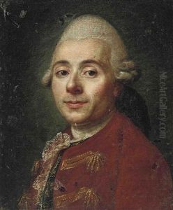 Portrait Of A Gentleman In A Red Coat