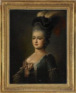 Portratt Forestallande Storfurstinnan Maria Fjodorovna, Sedermera Kejsarinna Av Ryssland - Midjebild by Alexander Roslin