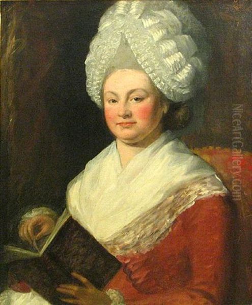 A Portrait Of A Lady, Quarter-length, Reading A Book - view 1