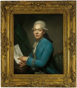 Ritratto Di Un Gentiluomo Italiano, Che Tiene In Mano Una Lettera Ai Amatissimi Genitori, Datata Parigi Ad 20 Maggio 1774