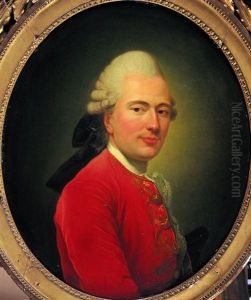 Portrait Du Marquis De Saint Aignan (?) by Alexander Roslin
