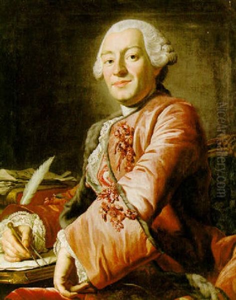 Portratt Forestallande Overintendent Friherre Carl Fredrik Adelcrantz - view 1