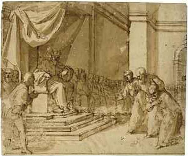 A Delegation In Audience With A Ruler - view 1
