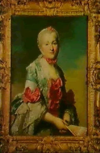 Portratt Av Charlotte Suzanne D'holbach (1733 - 1814) - view 1