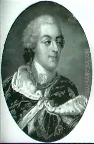 Portrait Of Louis Xv, In Armor And With The Royal Mantle - view 1
