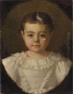 Portrait De Camille Blanche by Emma Adele (Blanche) Roslin