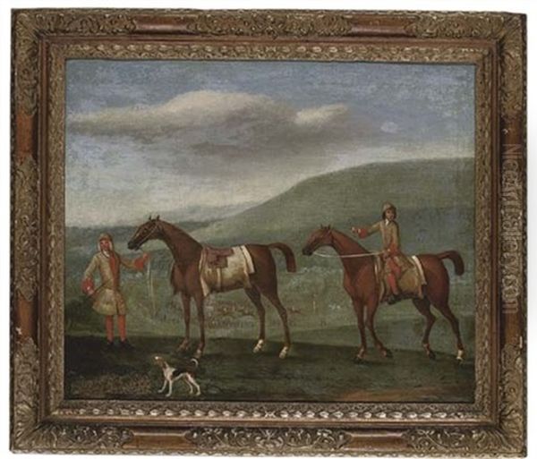 A Hunting Party In An Extensive Landscape, A Town Beyond - view 1